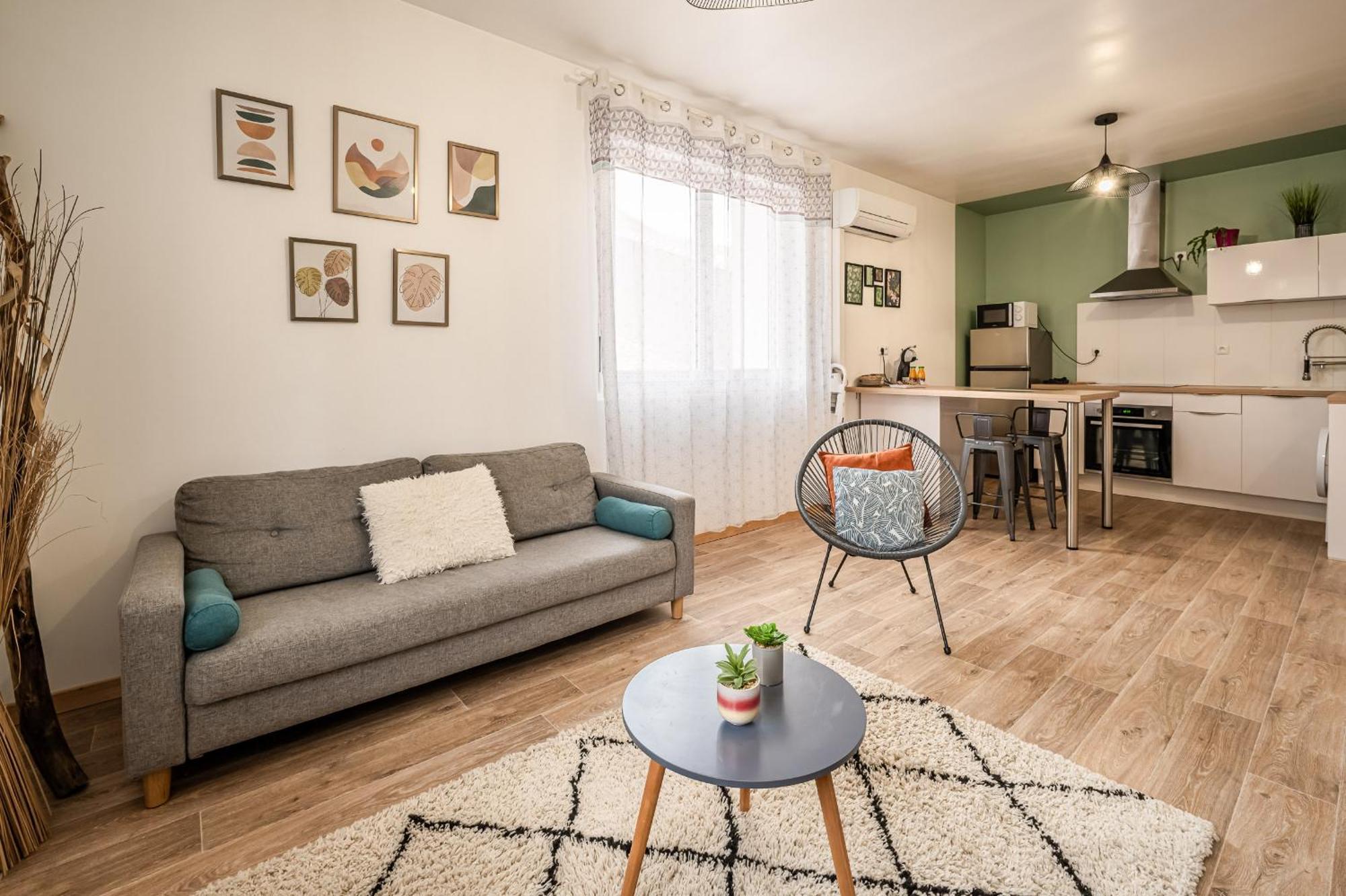 Cosy Green Clim Wifi Centre Ville 2 Pers Lézignan-Corbières 外观 照片